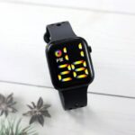 LED Digital Watch with Large-capacity Battery and Soft Silicone Watchband