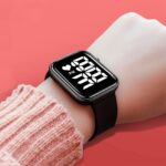 LED Digital Watch with Large-capacity Battery and Soft Silicone Watchband - Image 4