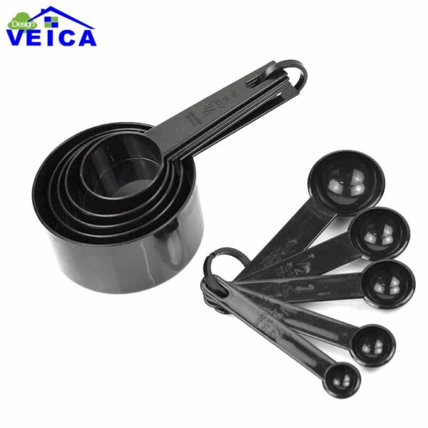 6 PCS Colorful Kitchen Measuring Spoons Measuring Cups