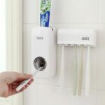 Automatic Toothpaste Dispenser Wall Mount Rack Bathroom Tools - Image 5