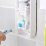Automatic Toothpaste Dispenser Wall Mount Rack Bathroom Tools - Image 6