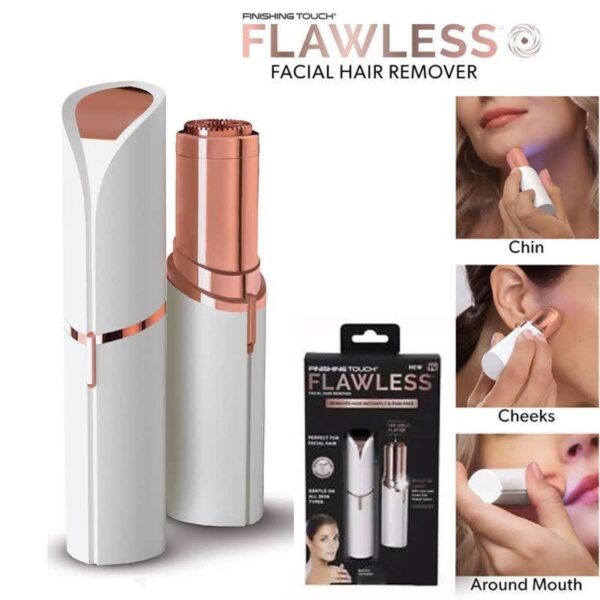 Flawless Painless Electric Hair Removal Shaver Without Battery for Women