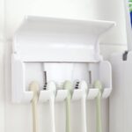Automatic Toothpaste Dispenser Wall Mount Rack Bathroom Tools - Image 4