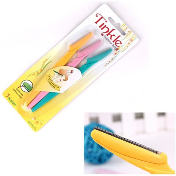 Tinkle Eyebrow Razor Facial Hair Removal Trimmer Shaper For Women With Safety Covers