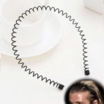 Pack of Two Black Metal Wavy Headband Hair Band Head Spring Band - Image 4