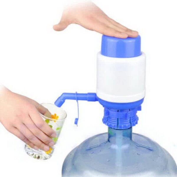 Manual Water Pump Dispenser For 19 liter Water Cans Blue