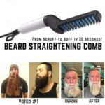 Quick Beard Straightener Hair Comb Curling Curler Show Cap Men