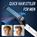 Quick Beard Straightener Hair Comb Curling Curler Show Cap Men - Image 4