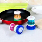 Soap Dispensing Palm Brush for Kitchen Scrubber