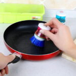 Soap Dispensing Palm Brush for Kitchen Scrubber - Image 4