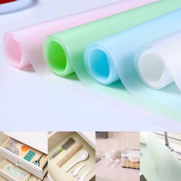 Pack of 2 Refrigerator Pad Antibacterial Antifouling Moisture Absorption Pad Refrigerator Mats Fridge