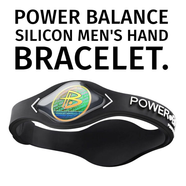Pack of Three Power Balance Silicone Hand Men Bracelet for Men