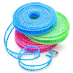 Retractable Clothesline for Drying Clothes | Heavy Duty Plastic Laundry Rope | Colorful Hanging Line - Image 7